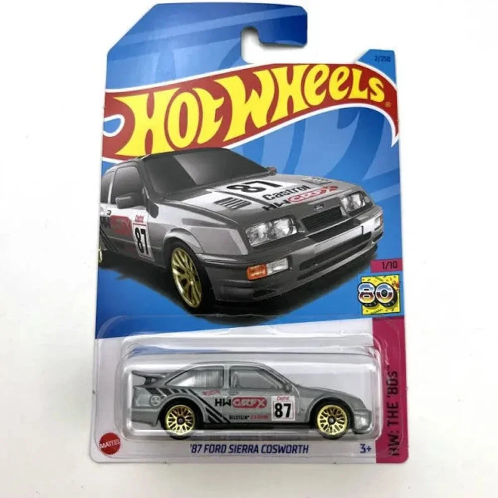 Hot Wheels '87 Ford Sierra Cosworth Silver HW: The '80s 1/10 2/250
